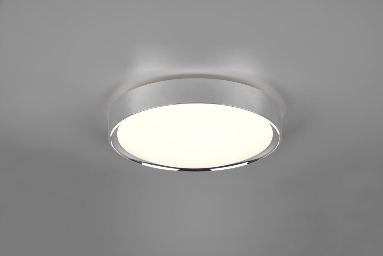 Plafoniera Clarimo, TRIO, 33x9 cm, 18W, 1x SMD, plastic, argintiu - imagine 3